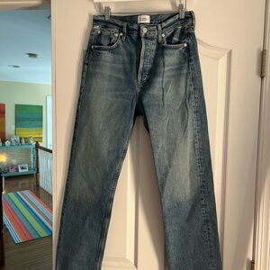 Citizens Of Humanity Blue Straight Leg Jeans